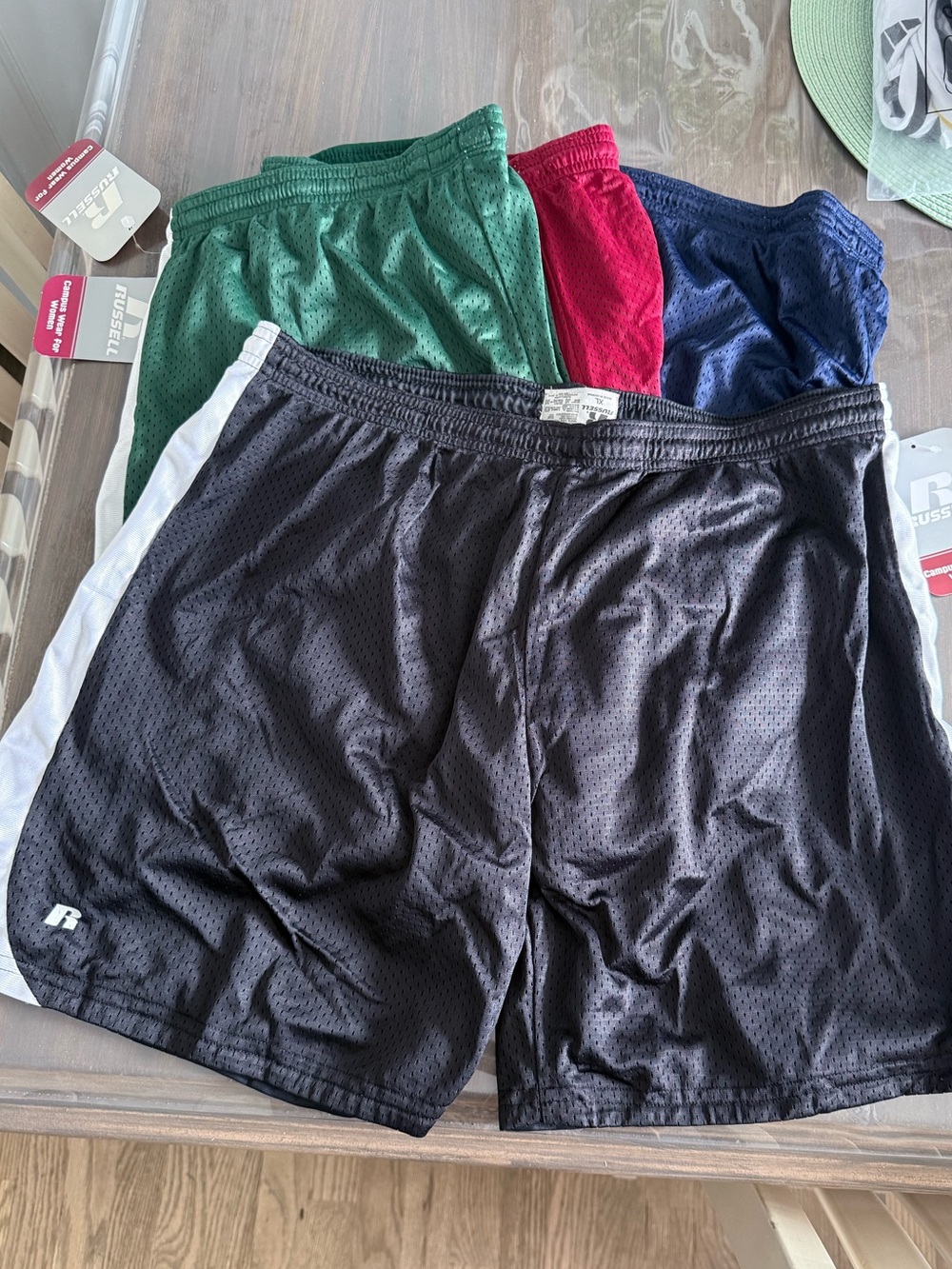 Russell Athletic Boxer Briefs Pack in Black, Green, Red, Navy